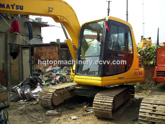 Used Crawler Excavator Komatsu PC607 Hydraulic Track Digger