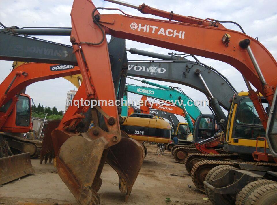 Japanese Used Wheel DiggerHitachi Used EX160 Wheel ExcavatorCheap EX160WD Wheel Digger