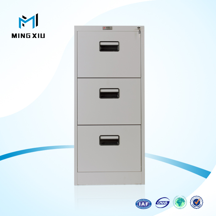 China mingxiu industrial metal storage cabinets / 3 drawer file cabinet