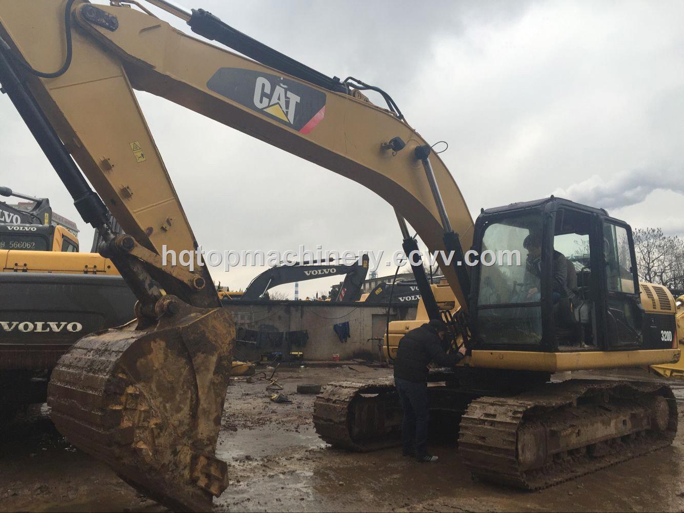 CAT Caterpillar Used Track Excavator Digger Japanese Original Cheap 320D Crawler Excavator