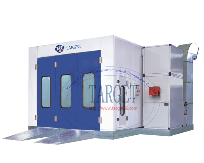 Rock wool panel car spray painting booth spray booth with CE TG60D