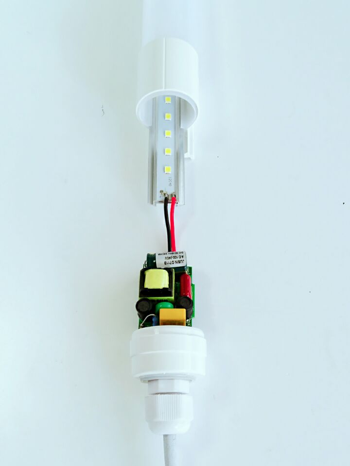 15W 330 degree IP65 waterproof led tube plastic 130LMW 150LMW