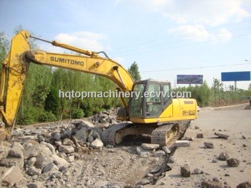 Used Crawler Excavator Sumitomo SH210 SecondHand Track Digger