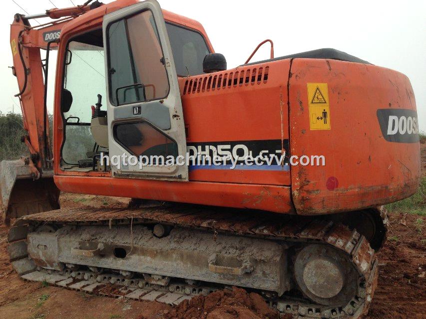 Used Crawler Excavator Doosan DH150LC7 SecondHand Track Digger