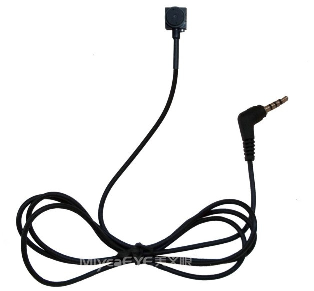 600tvl Flat pinhole camera 5v25 jack 3 rings 5v pinhole camera5v mini camera support audio