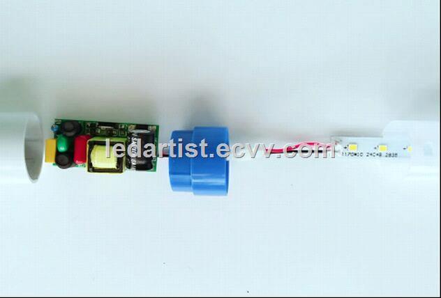 9W 330 Degree Plastic T8 LED Tube 110LMW 130LMW 150lmw 3 Years Warranty