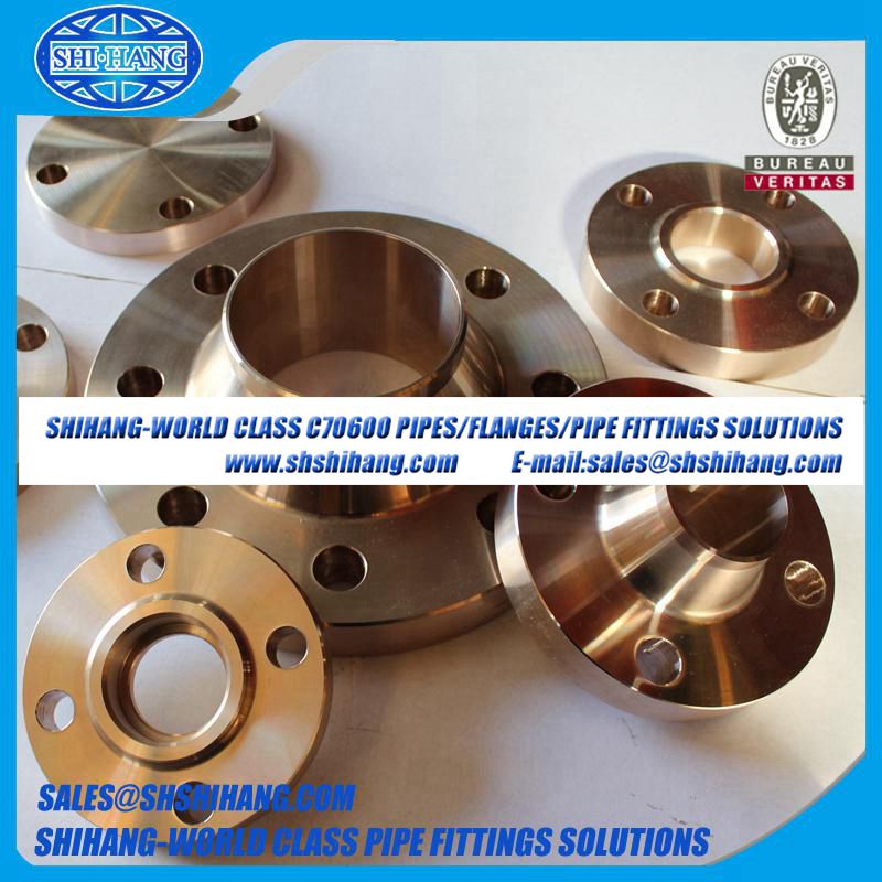 copper nickel cuni 9010 c70600 weld neck flange