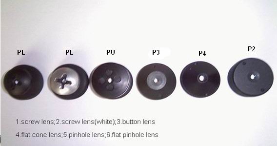 5v DC mini screw pinhole camera3 rings 25 jack 600TVL Spy Pin Hole CameraSpy security Camera