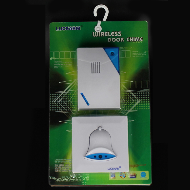 Funny remote control wireless digital chime doorbell with 32 different chime