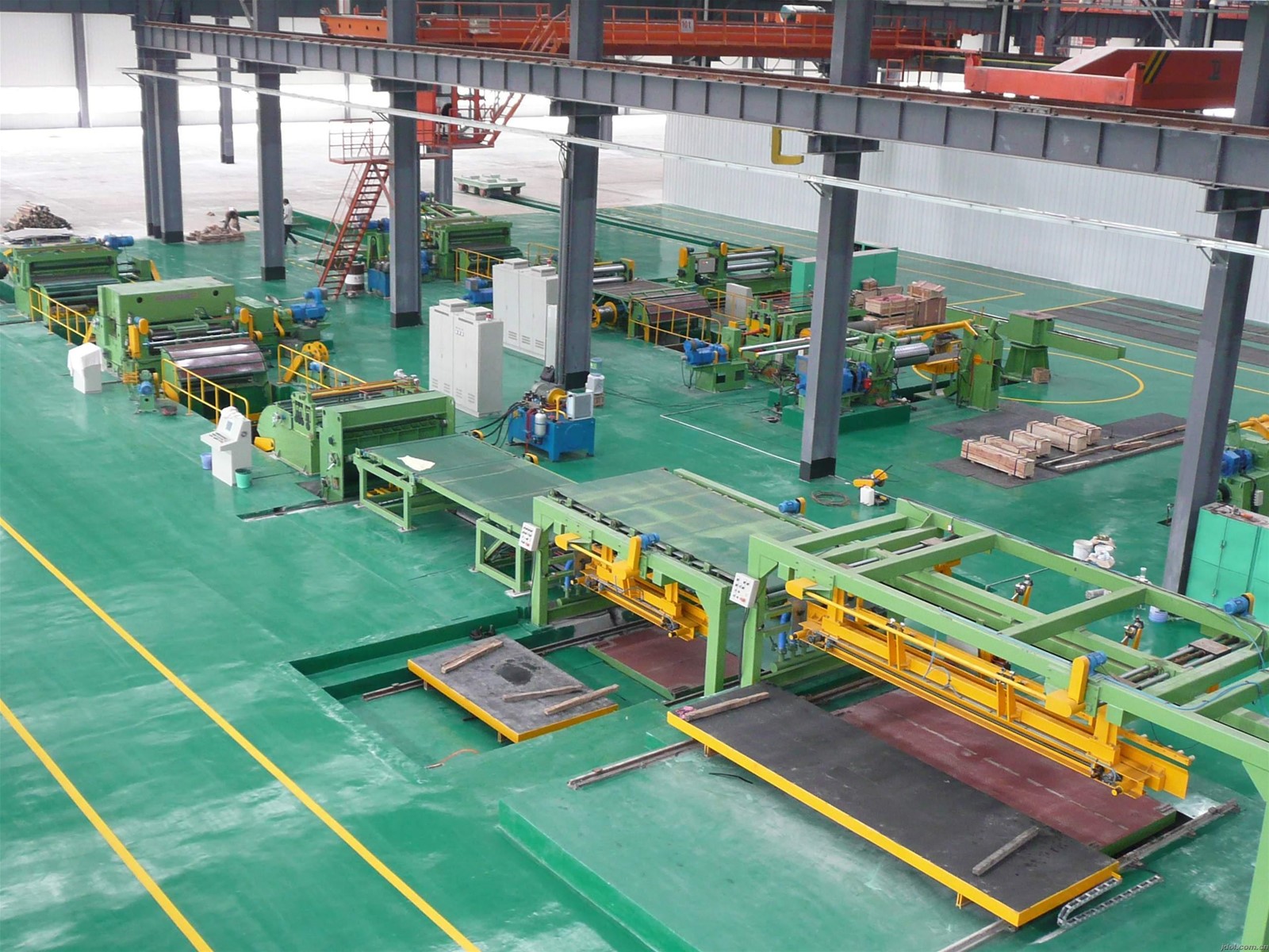 china high precision steelaluminum coil cut to length machine line