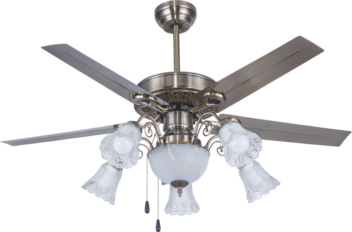 Chandelier Iron Led 48inch Ceiling Fans With Light From China