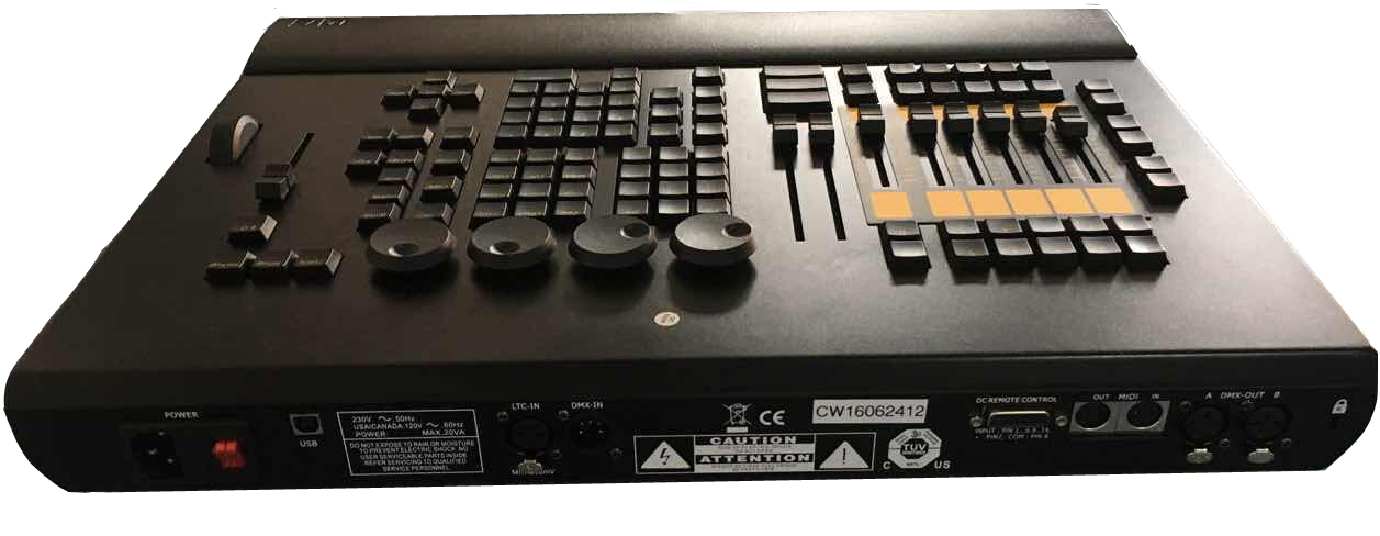 onPC command Wing DMX Console Control 4096 Parameters 6 Pages Buttons Channel Fader DMX Controller