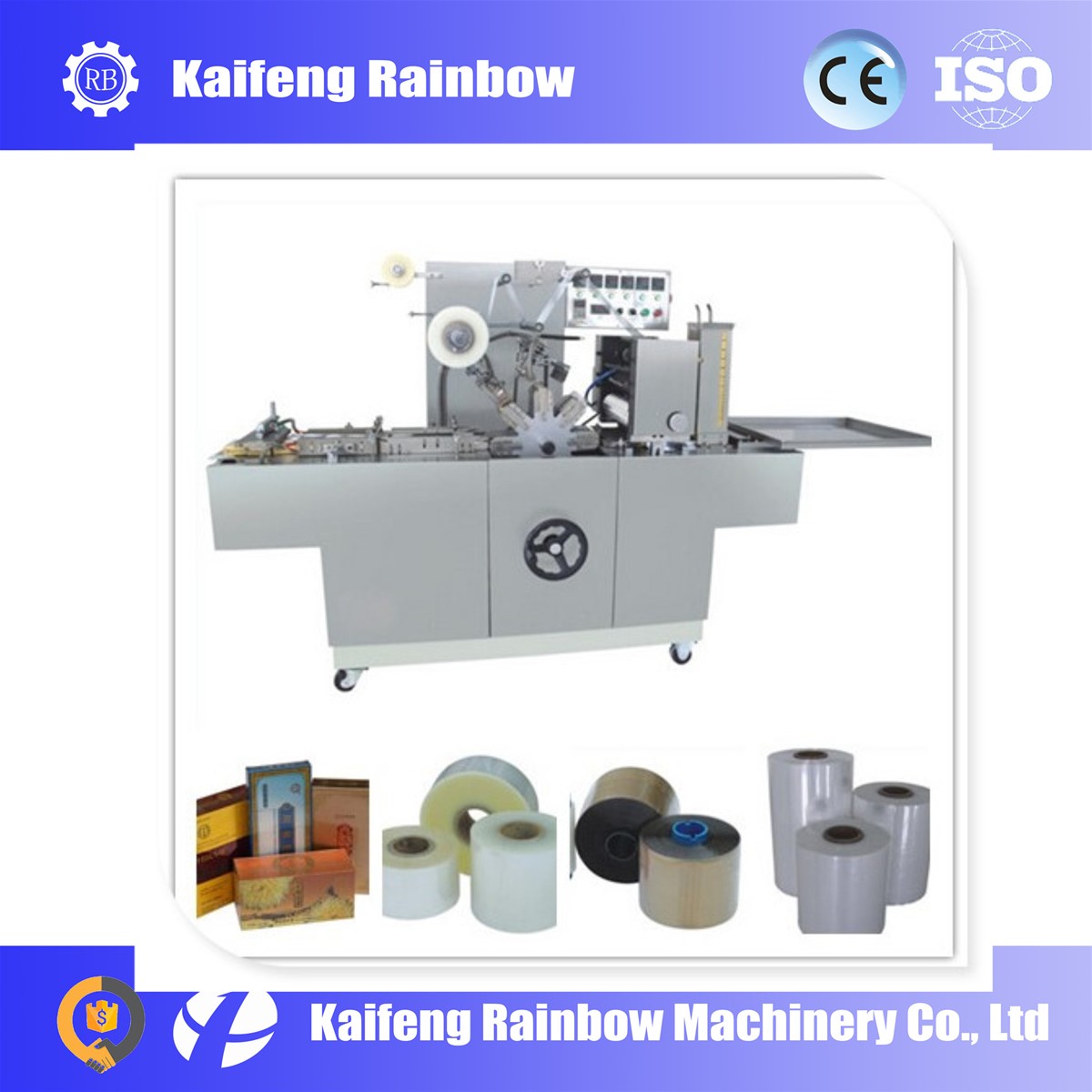 automatic transparent film packing machine