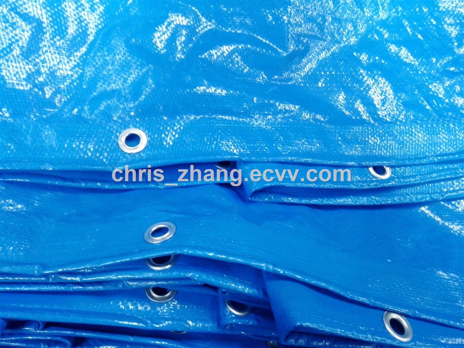 PE Tarpaulin 55200gm2 BlueBlue Color