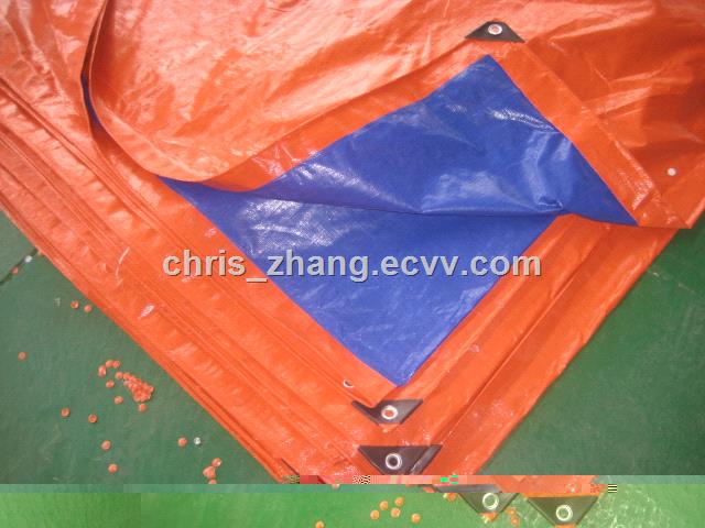 PE Tarpaulin Orangeblue 60g120g180g