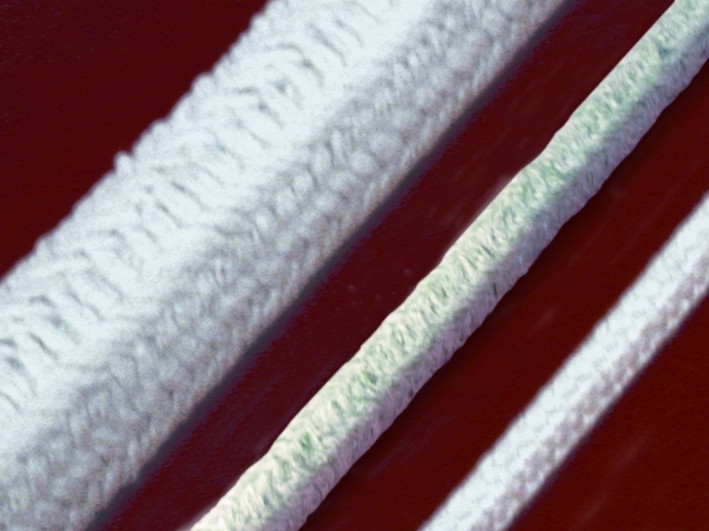 Ceramic fiber packing