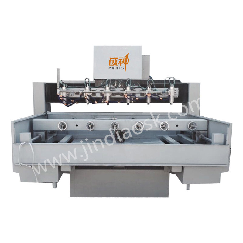 3D CNC Stone Engraving Machine with 6 Heads