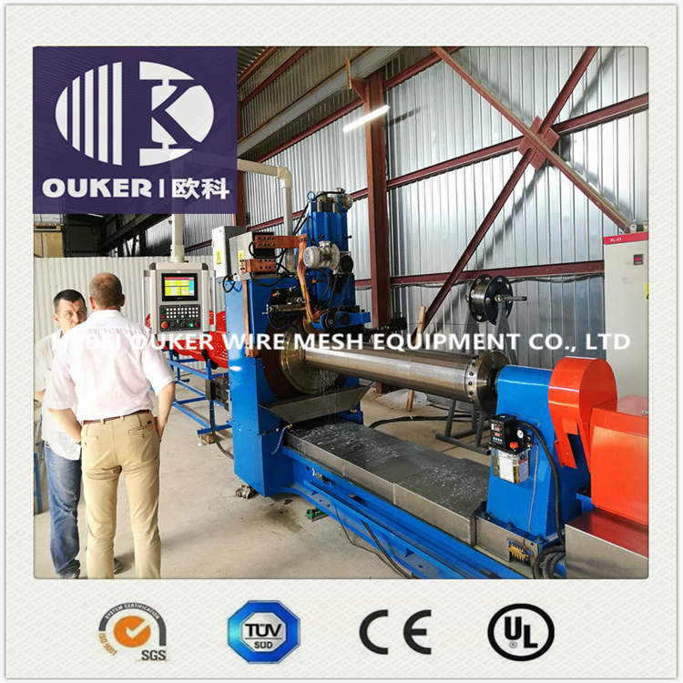 Ouker wire mesh high precision wedge wire screen welding machine