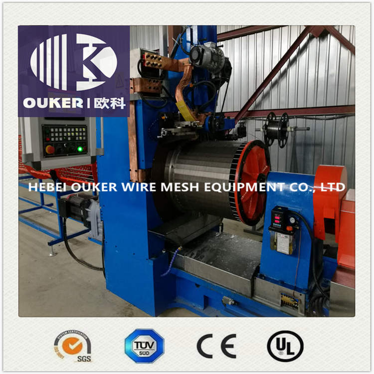 Ouker wire mesh high precision slot tube johnson screen welding machine