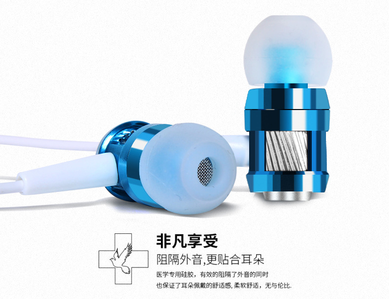 Professional 35mm Earphone Stereo ear Headphones headsets