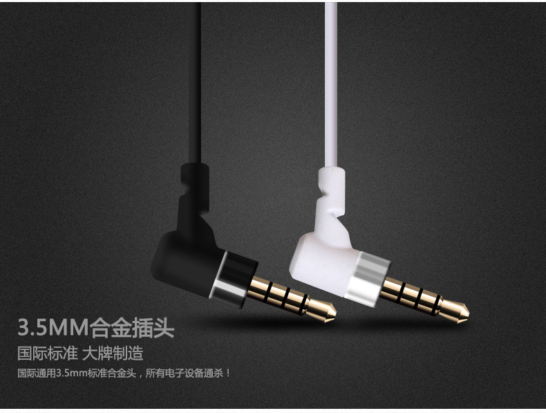 Professional 35mm Earphone Stereo ear Headphones headsets