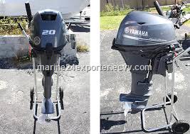 Free Shipping for Used Yamaha 20 HP 4-Stroke Outboard Motor