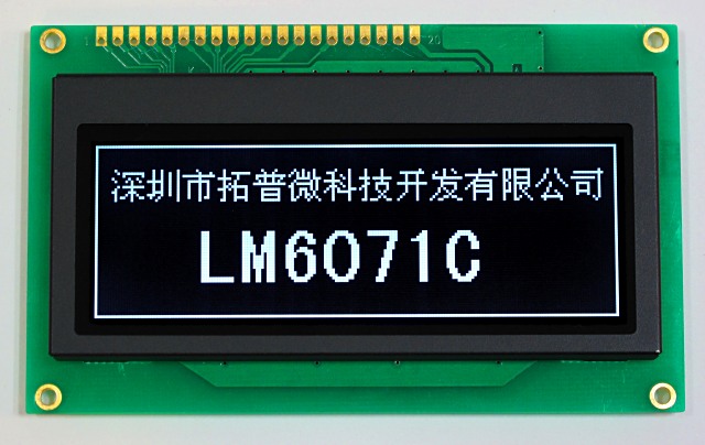 192X64 Graphic LCD Display Cog Type LCD Module LM6071C