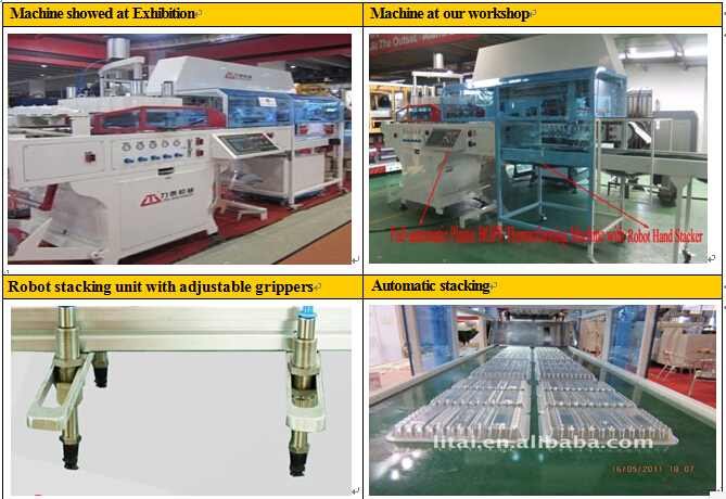 Automatic Plastic Bops Thermoforming Machine