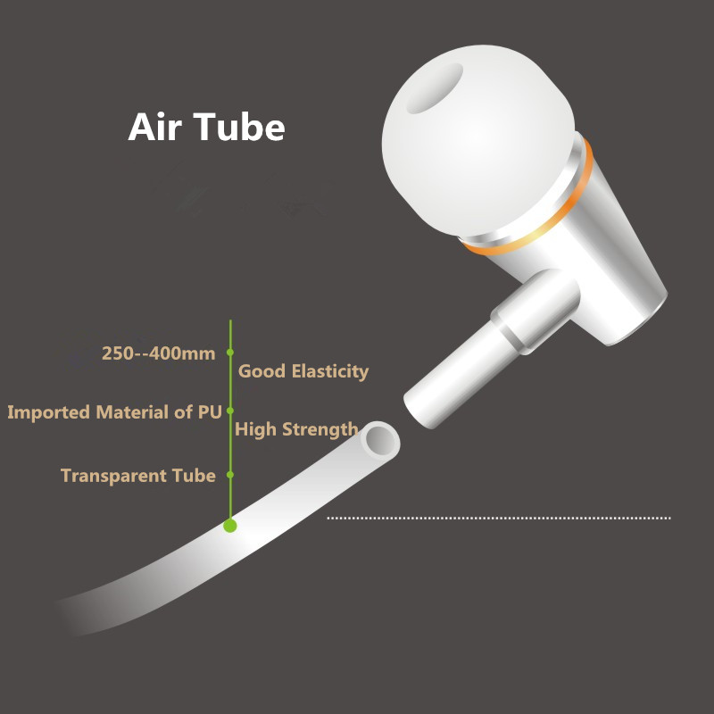 FC 12 cheap new 2016 Antiradiation Air tube headphones for IphoneSamsung