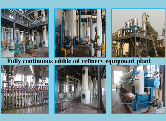 High efficiency edible oil refining machine