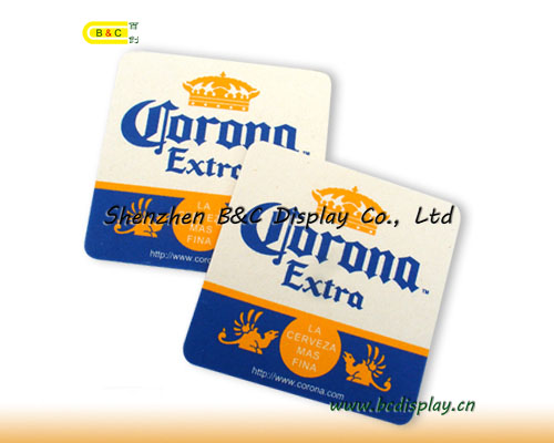 Ecofriendly absorbent paper coaster with SGSBCI003