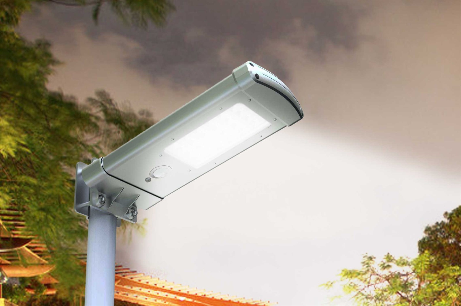 Solar powered outdoor lighting solar street light with CE with great price