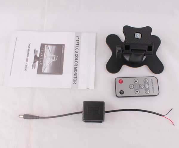 3 AV 7 inch Standalone TFT LCD Monitor BNC Interface