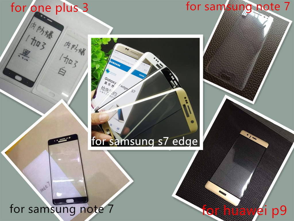 Mobile phone accessories for iphone 3D 026mm tempered glass screen protector for iphone66plus