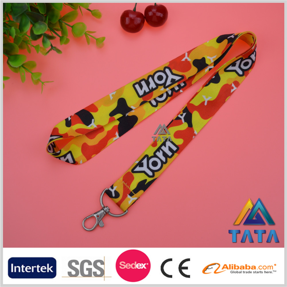 High Quality Printed Single Custom Neck Lanyard