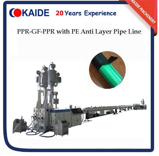 pprgfppr composite pipe making machinery