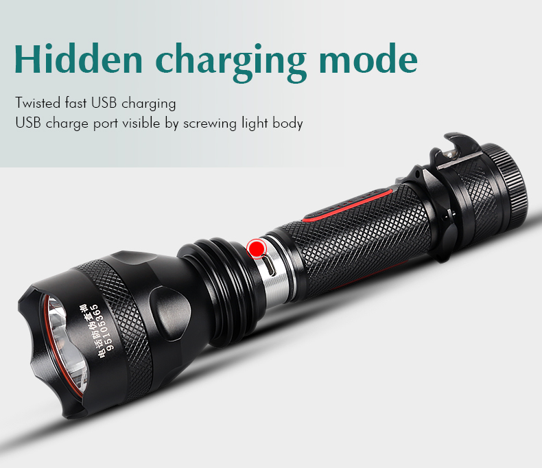 SupFire LED Y8 flashlight with Saber card