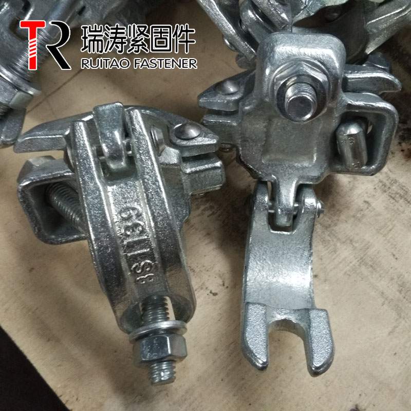 British Type Drop Forged Double scaffolding coupler Right Angle Clamp