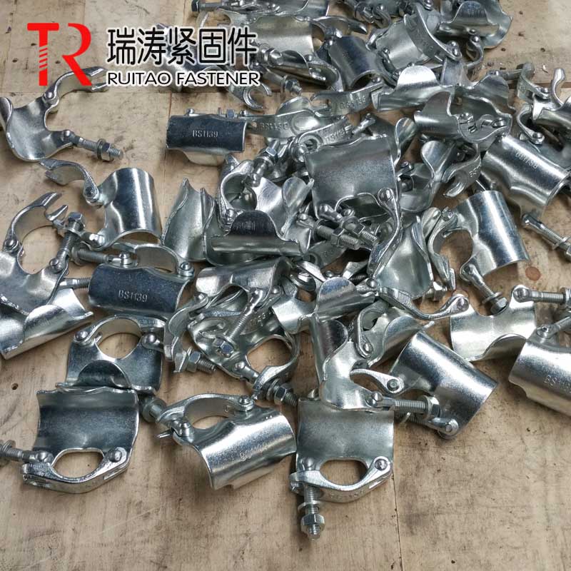 British Type Drop Forged Putlog scaffolding coupler Single clamp