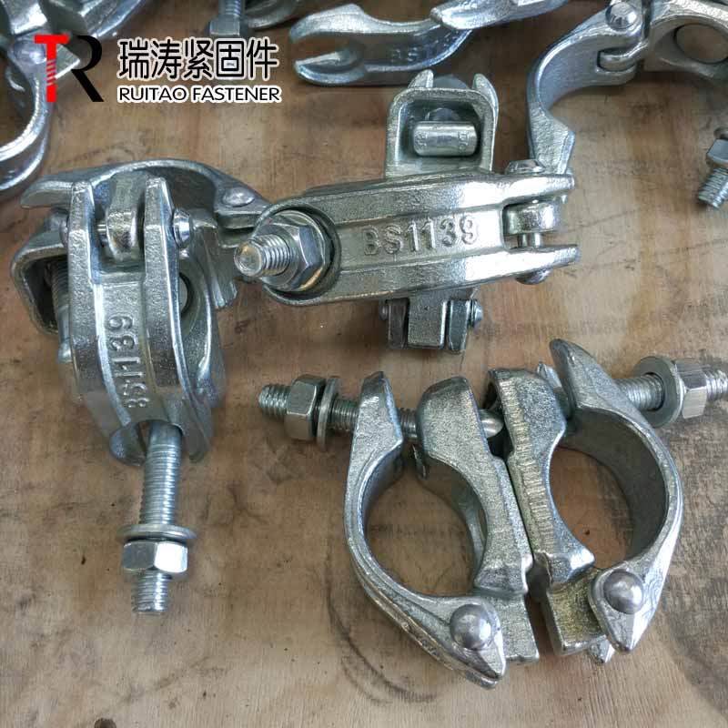 British Type Drop Forged Swivel scaffolding coupler scaffold clamp
