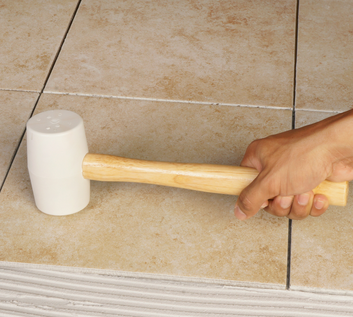 Rubber mallet with Wood handle