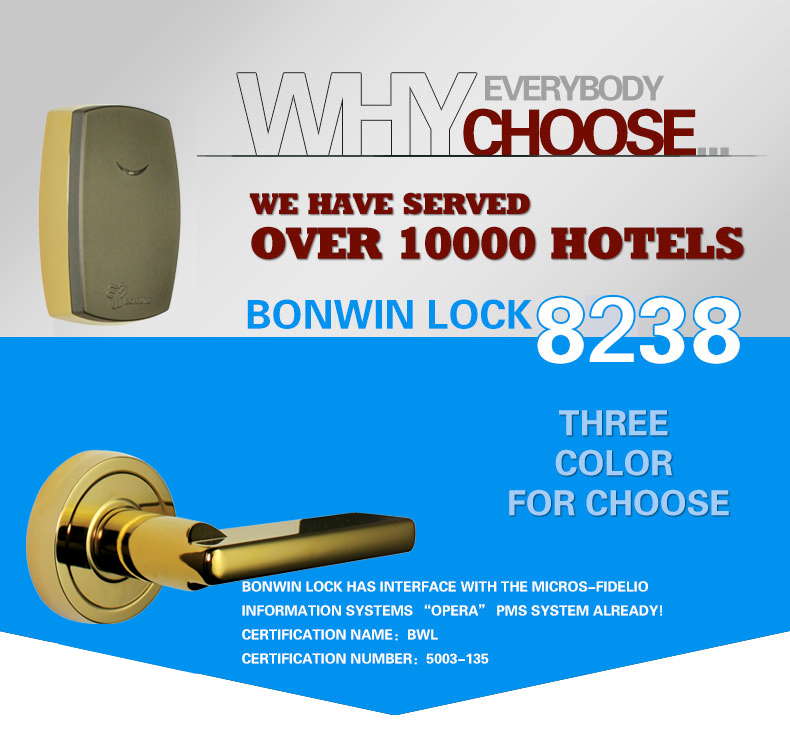 New Products 2016 Smart High Security Wireless Hotel Lock Wifi