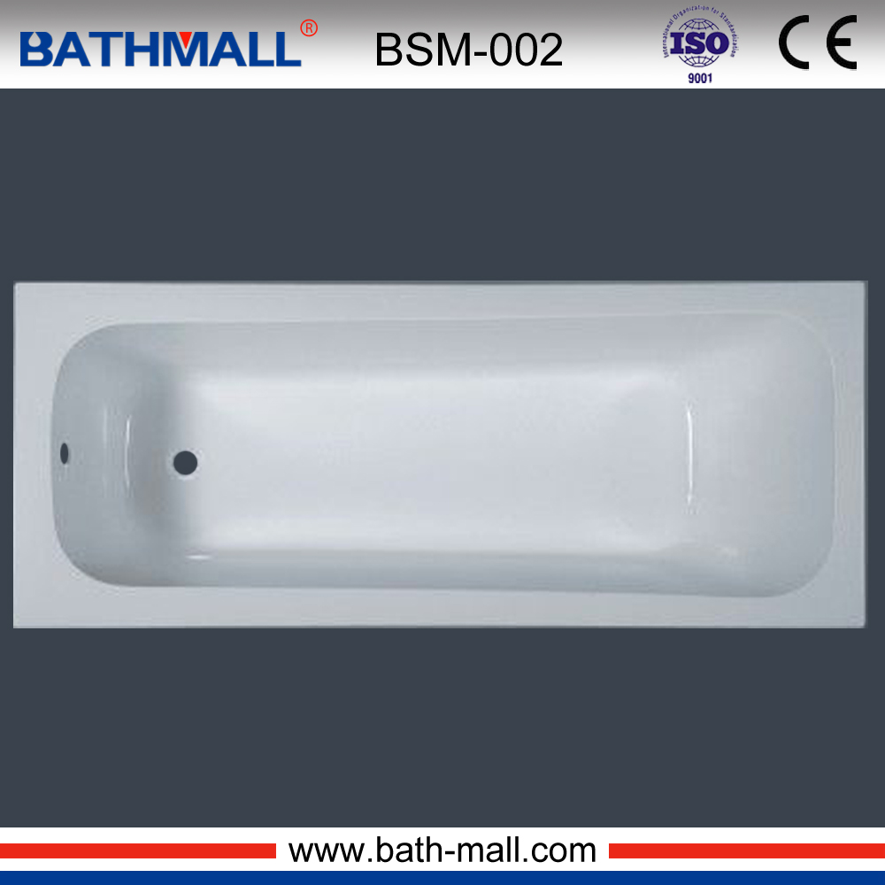 Cheap plastic built in bathtub with anti slip for sale from China