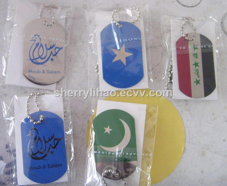 Wholesale Patriot Printed Flag Dog Tag