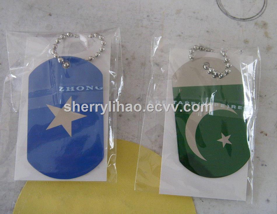 Wholesale Patriot Printed Flag Dog Tag