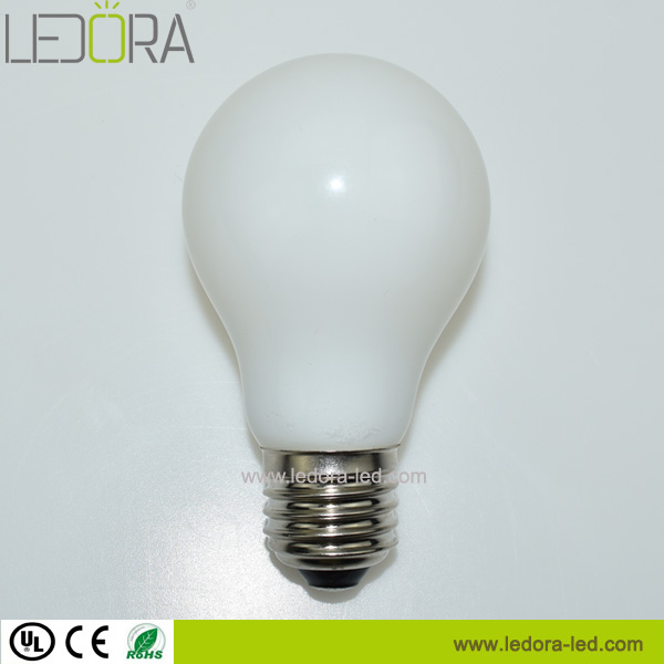 Hot sale 4w 6w 8w E26 E27 dimmbale A60A19 led filament bulb