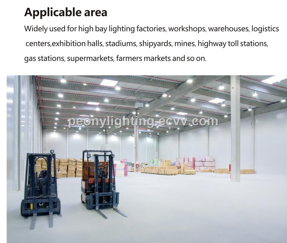 Fins materials Philips chip meanwell driver 100w 150w 200w LED highbay light LED industrial light