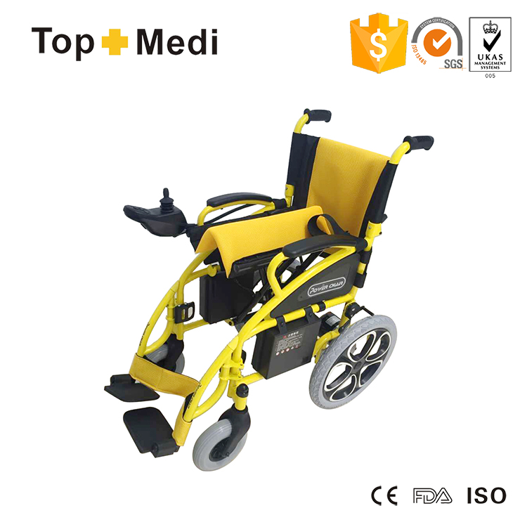 Rehabilitation Therapy Supplier TEW806D Folding Power Electric Wheelchair for Disable