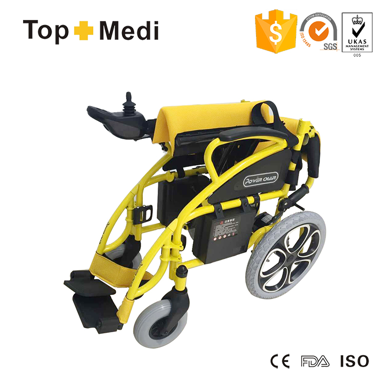 Rehabilitation Therapy Supplier TEW806D Folding Power Electric Wheelchair for Disable