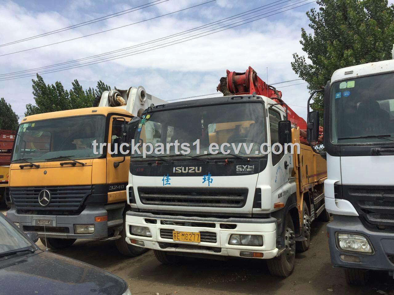 Used concrete Pump Truck for sale SANY ZOONLIOM XCMG PUTZMEISTER